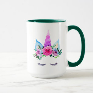 Mug Visage magique mignon de licorne