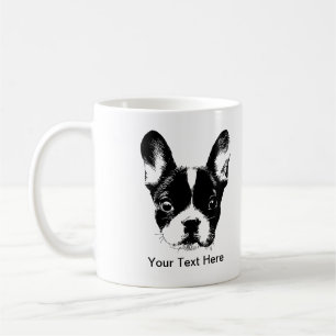 Mug Visage mignon de chien de bouledogue français