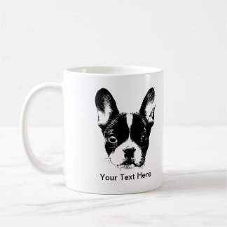 Mug Visage mignon de chien de bouledogue français