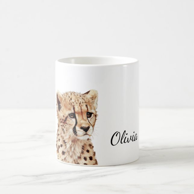 Mug Visage personnalisé Cheetah (Centre)