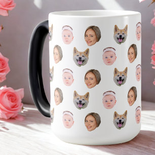 Mug Visage Personnalisé, Mug Photo Personnalisé, C