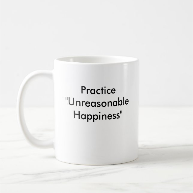 Mug visage, pratique "bonheur déraisonnable " (Gauche)