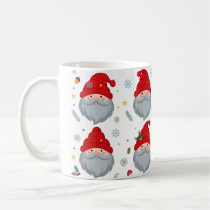 Mug Visage rétro du Père Noël Motif de Noël Fêtes