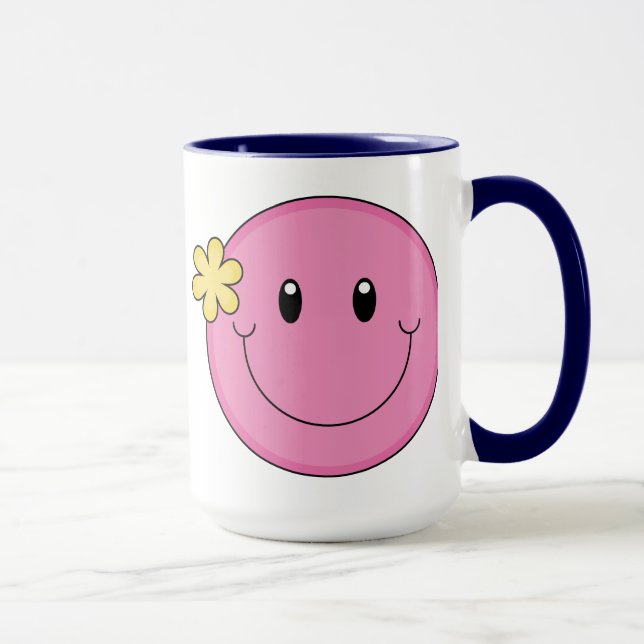 Mug Visage rose (Droite)