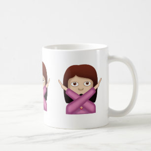 Mug Visage sans le bon geste Emoji