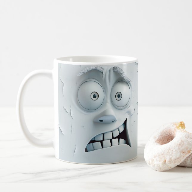 Mug Visage sarcastique (Avec donut)