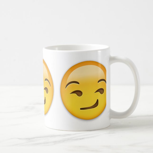 Mug Visage souriant d'un air affecté Emoji (Droite)