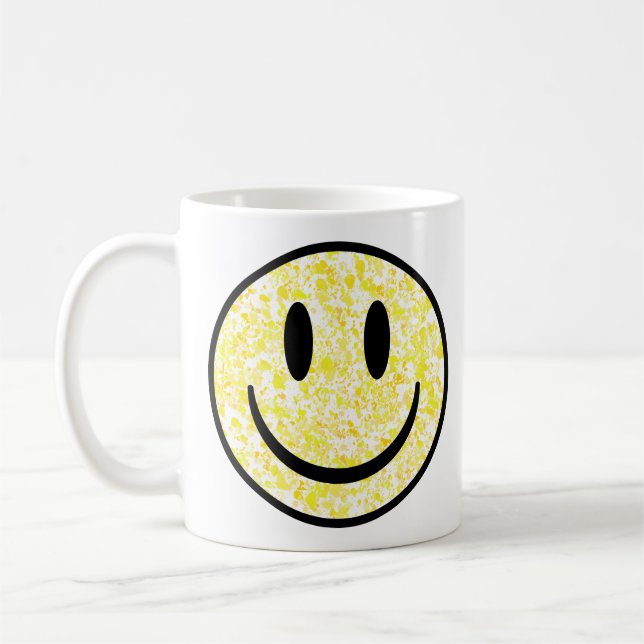 Mug Visage souriant éclaboussé (Gauche)