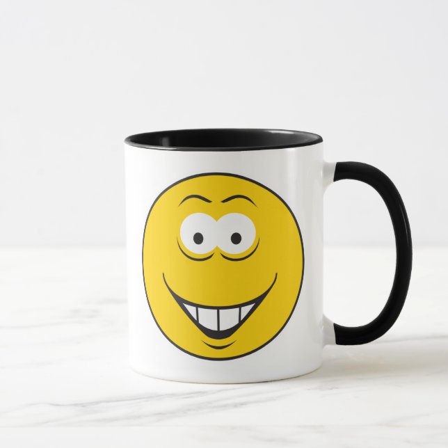 Mug Visage sourire aux dents (Droite)
