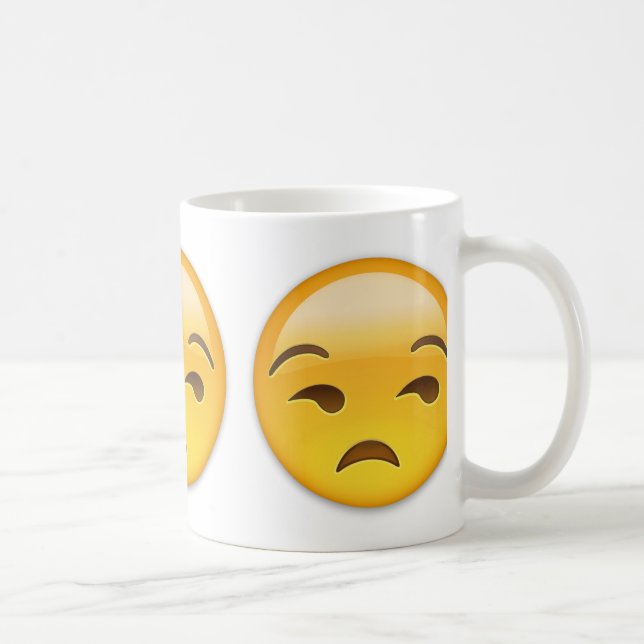 Mug Visage Unamused Emoji (Droite)