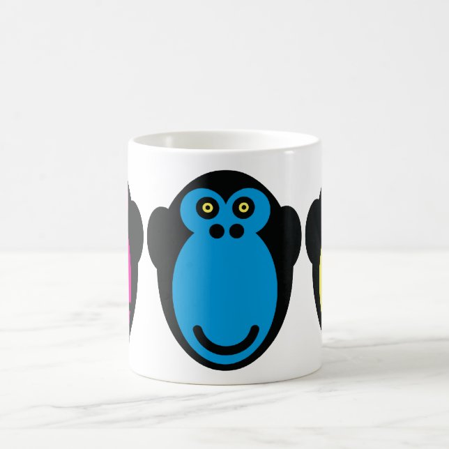 Mug Visages de singe (Centre)
