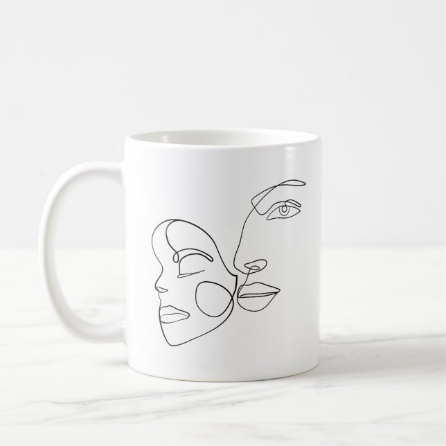 Mug Visages T-shirts (Gauche)