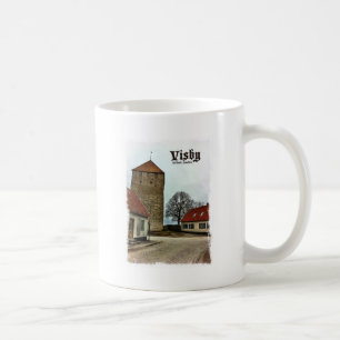Mug Visby, tour du Gotland, Suède avec la frontière