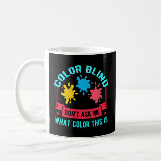 Mug Visions des lunettes de test de couleur aveugle