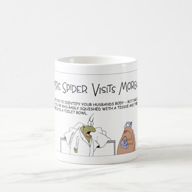 Mug Visite de morgue d'araignée (Centre)