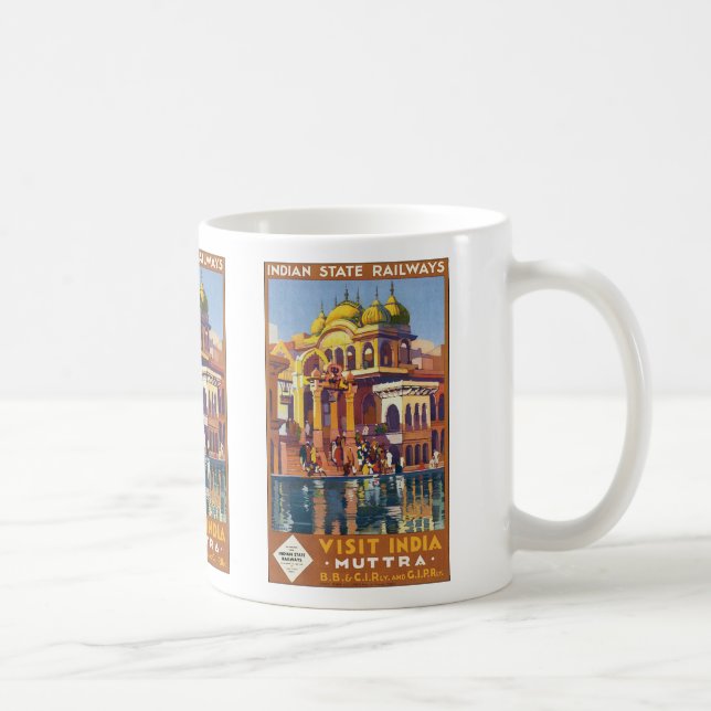 Mug Visiter l'Inde ~ Muttra (Droite)