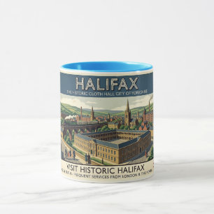Mug Visitez Halifax Historique - Art de l'affiche de v