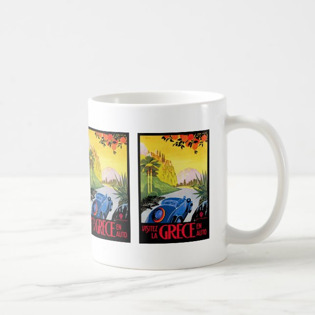 Mug Visitez La Grece (Droite)