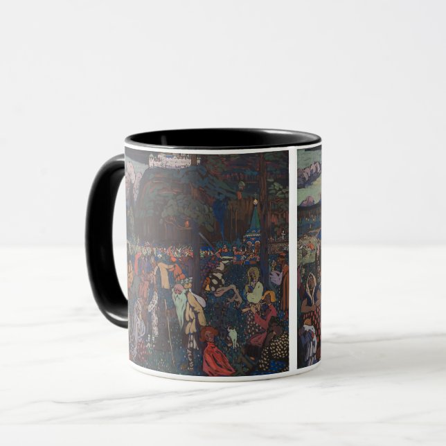 Mug Vitalit Abstrait, Vassily Kandinsky Colorful Life (Devant gauche)
