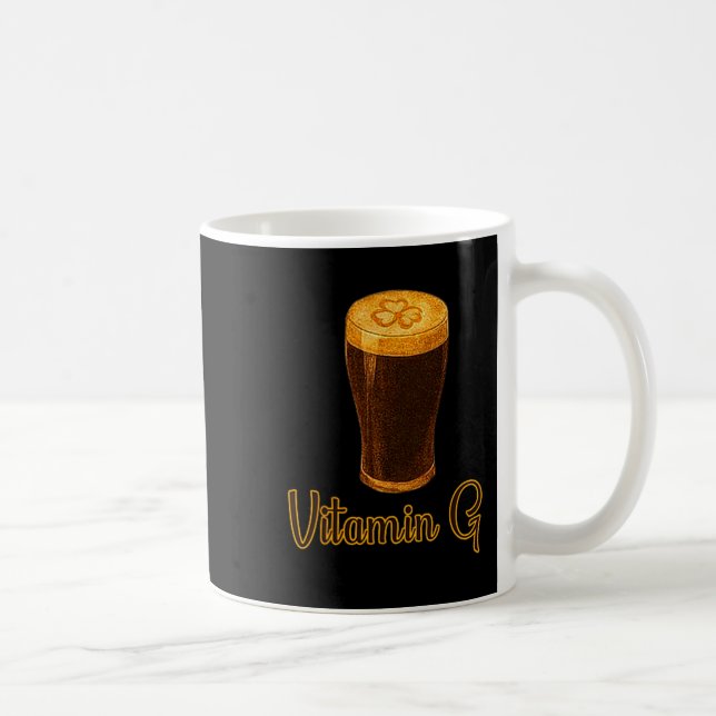 Mug Vitamin Beer Lucky Shamrock Funny Patrick’s Day Me (Droite)