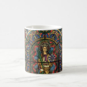 Mug Vitrail d'église, architecture vintage