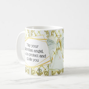 Mug Vitraux de l'ange gardien Guardian citation angéli