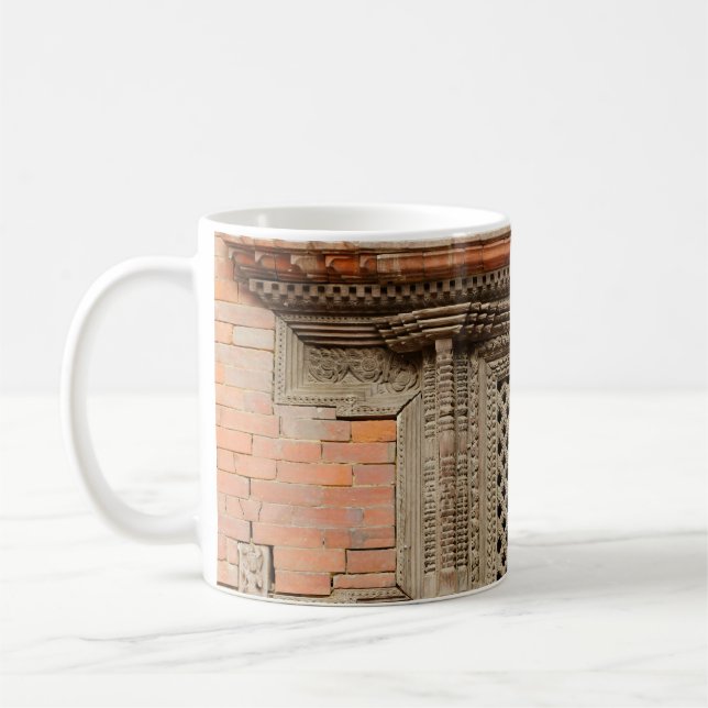 Mug Vitrine ancienne dans la cour de Nasal Chowk de Ha (Gauche)