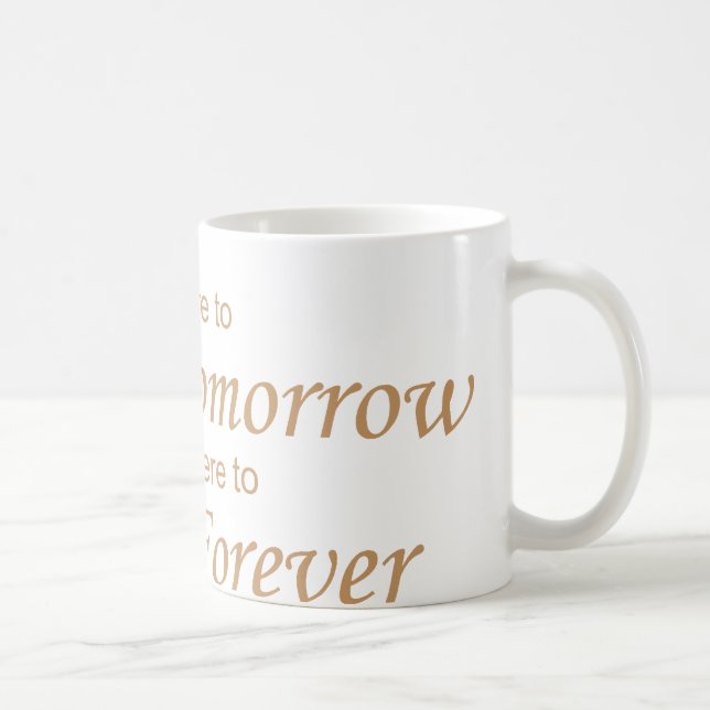 Mug Vivant - Mourir demain jaune (Droite)