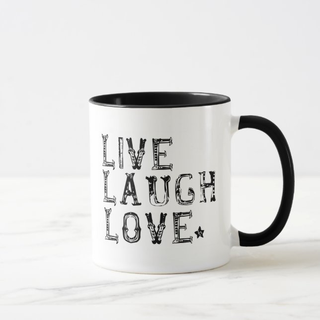 Mug vivant, rire, amour (Droite)
