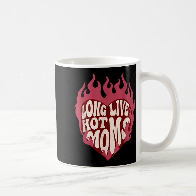 Mug Vive les mamans chaudes Rétro Humour de maman drôl (Droite)