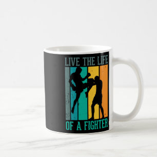 Mug Vivez La Vie D'un Combattant Pour Un Kickboxeur Ki