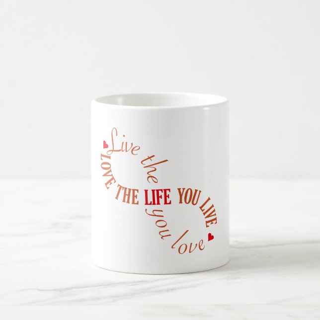 Mug Vivez la vie que vous aimez (Centre)