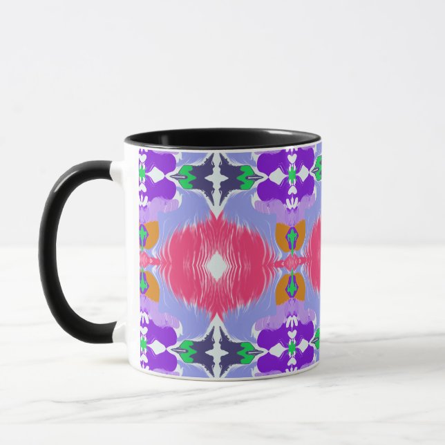 Mug Vivid Aurora Kaleidoscope Electric Bloom (Gauche)