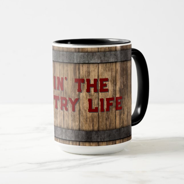 Mug Vivre dans le pays (Devant droit)