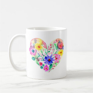 Mug Vivre la vie avec tout votre coeur Citation