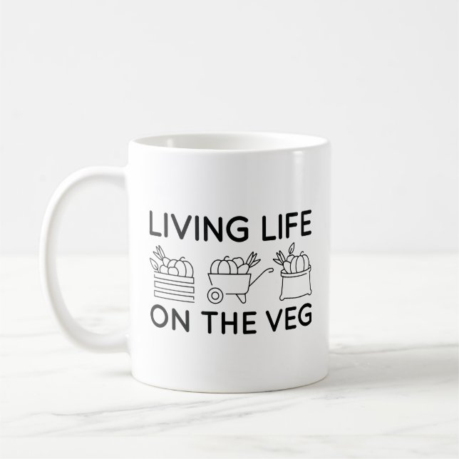 Mug Vivre La Vie Sur Le Veg (Gauche)