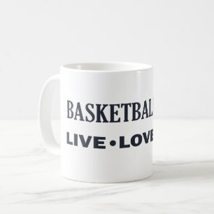 Mug Vivre l'amour jouer de basket vie