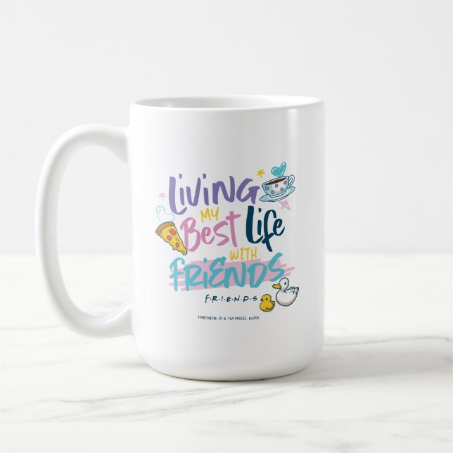 Mug Vivre ma meilleure vie avec FRIENDS™ (Gauche)