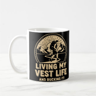 Mug Vivre ma vie de gilet et rucking ça !