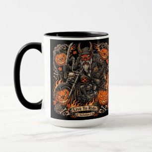 Mug Vivre pour rouler Variation I, Route 66 Samouraï O