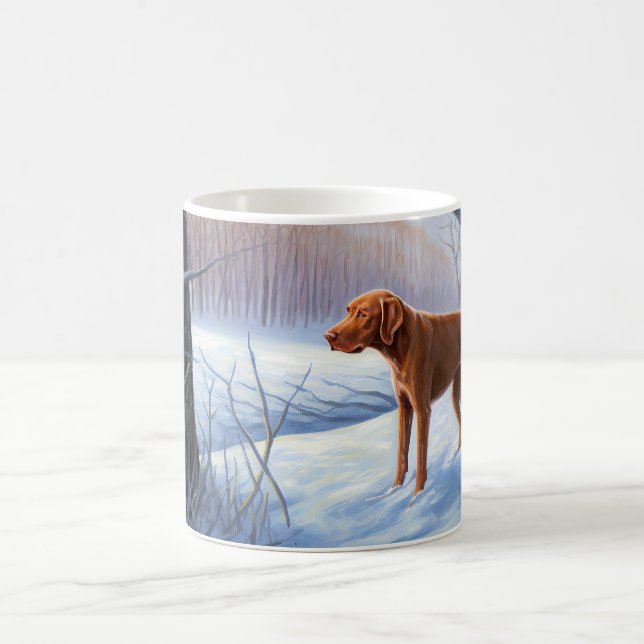 Mug Vizla Qu'il neige Noël  (Centre)