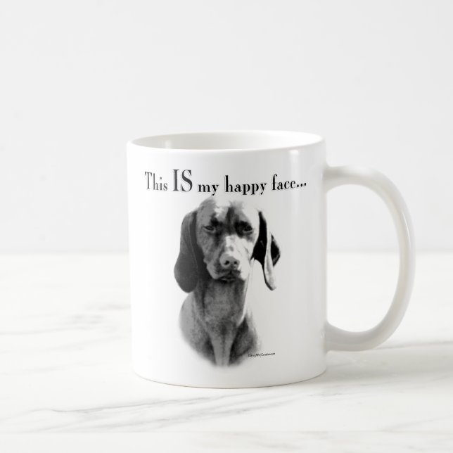 Mug Vizsla Joyeux Visage (Droite)