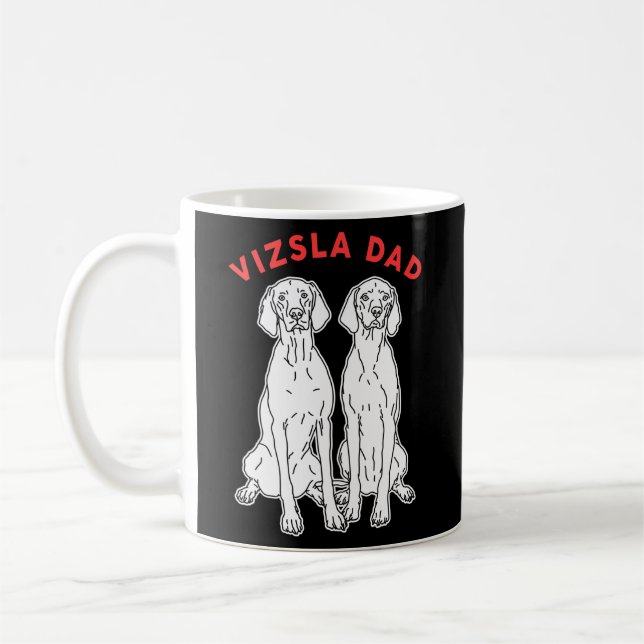 Mug Vizsla Papa Hongrois Courte-Haired Magyar Vizsla (Gauche)