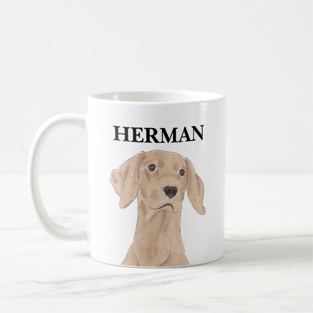Mug Vizsla personnalisée (Gauche)