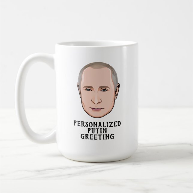 Mug VLADIMIR POUTINE customisé (Gauche)
