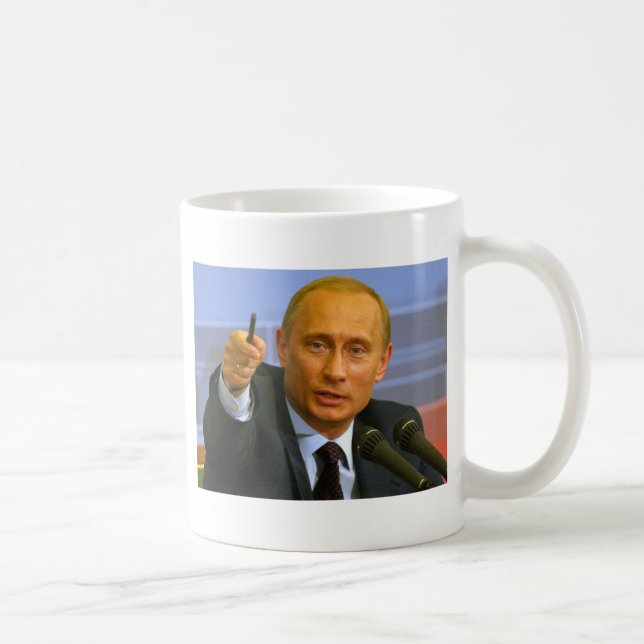 Mug Vladimir Poutine veut donner à cet homme un (Droite)