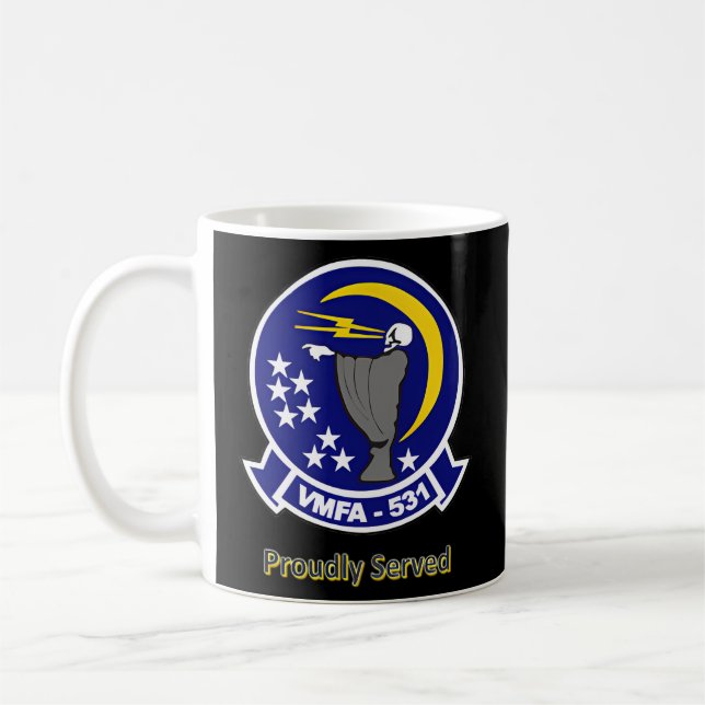 Mug Vmfa-531 Noir (Gauche)