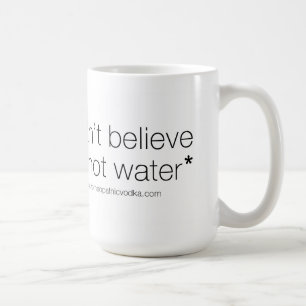 Mug Vodka homéopathique - je ne peux pas croire que ce