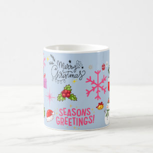 Mug voeux de Noël avec Canneberges Cadeaux