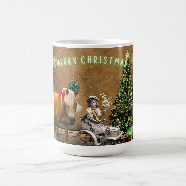 Mug Voeux de Noël Vintage Whimsical (Centre)